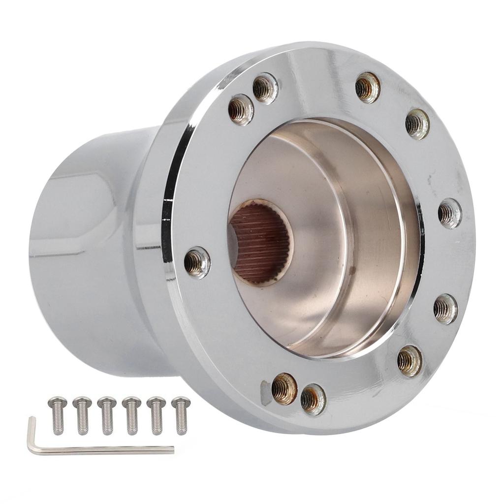 Club Car Steering Wheel Adapter Silver Maintenance Replacement for EZGO TXT RXV 1994‑Up