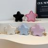Spring and Summer New Macaroncolored Jelly Bag Textured Chain Shoulder Bag Women's Fashion Versatile Crossbody Pentagon