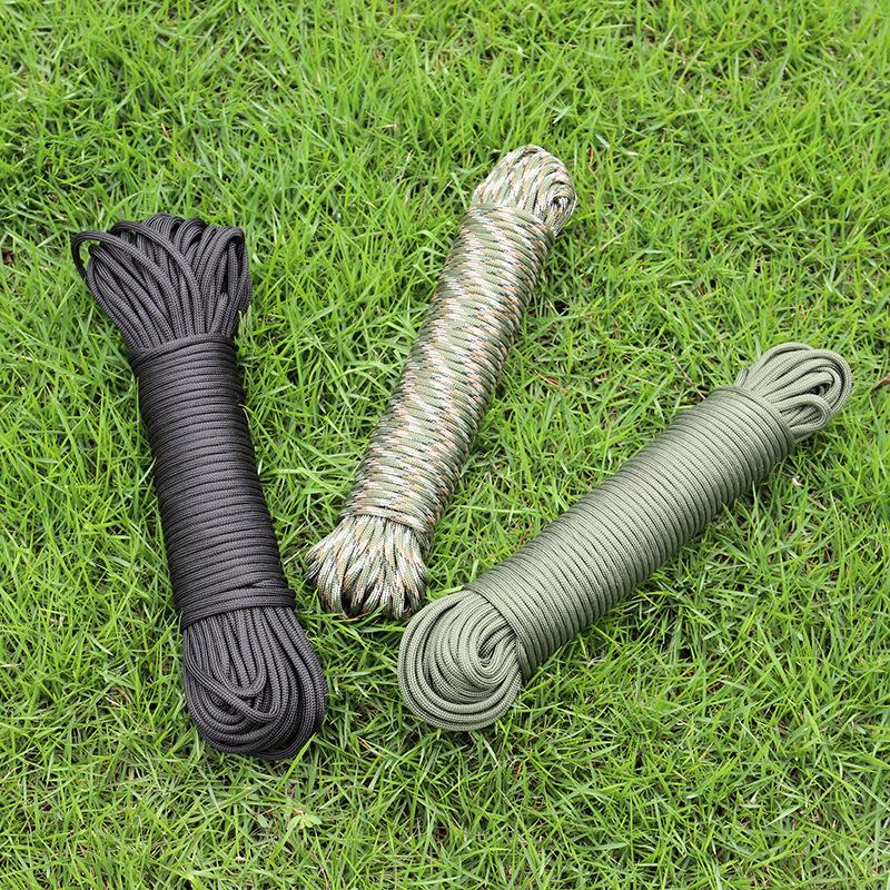 Multi-functional 10-Core 4mm Paracord for Outdoor Rescue, Climbing, and Towing, 100 Meters.