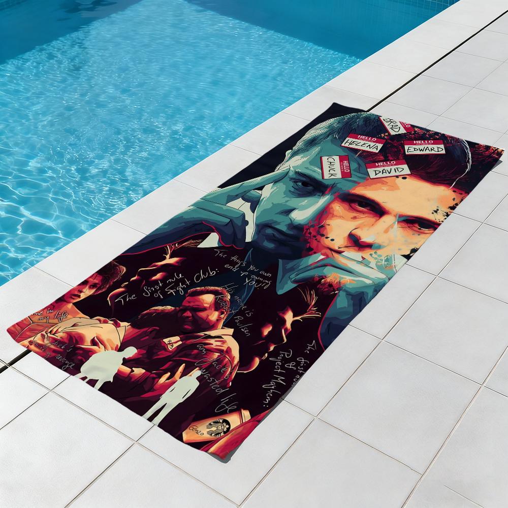 Movie F-Fight Classic Towel Beach Quick Dry Soft Club Pool Towels Gift for Travel Gym Shower Camping Sports