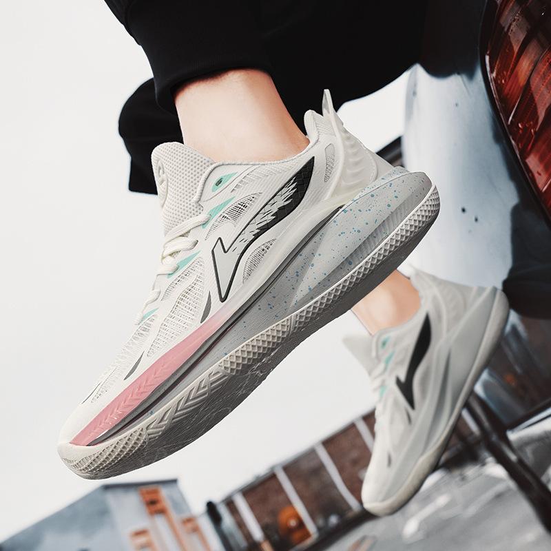 2025 Summer and Autumn New Large Size Trend Versatile Youth Sports Outdoor Middle Help Rubber Sole Basketball Shoes 2025