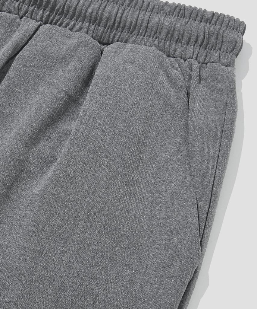 AGOD Wide Banding Slacks [Gray]