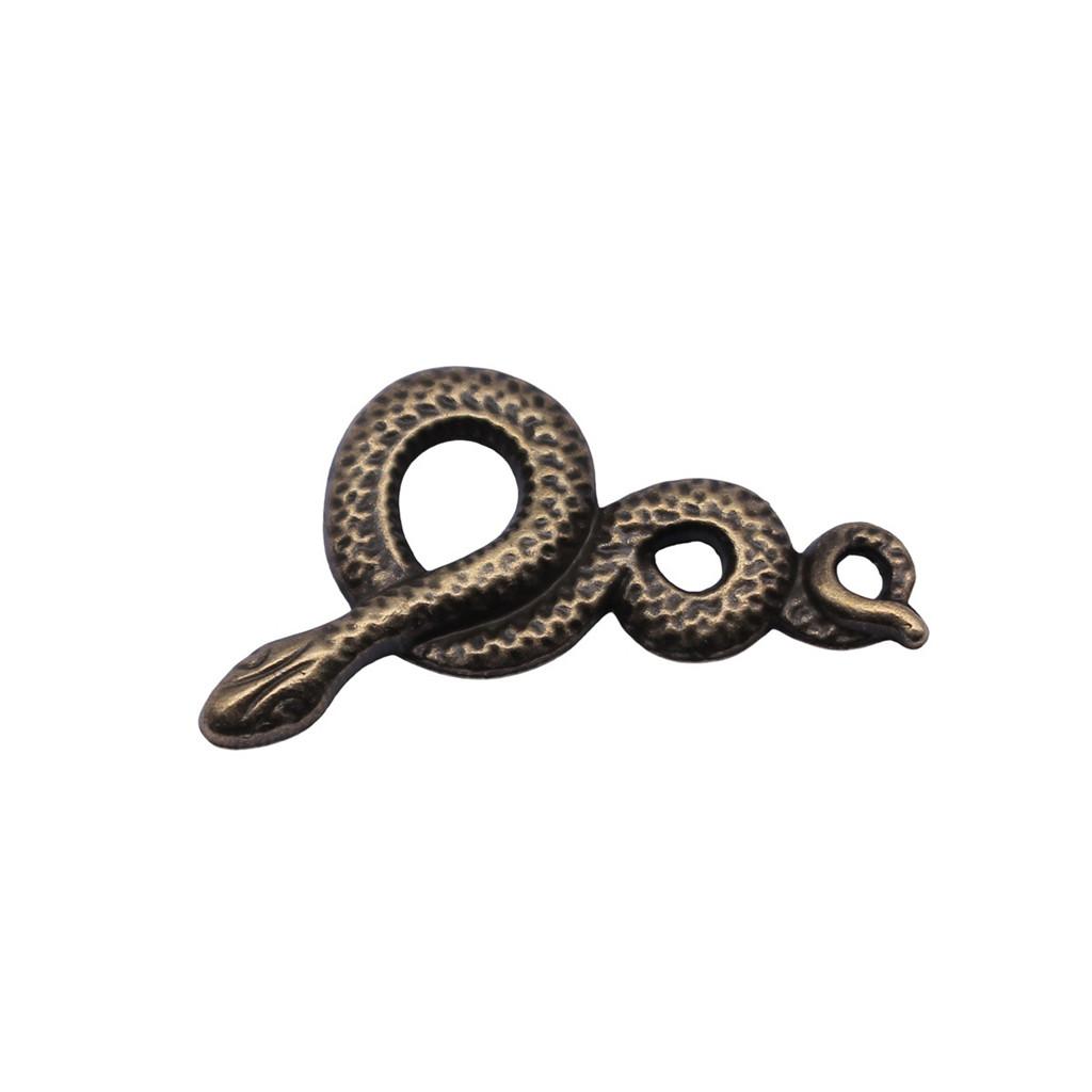 Cobra Snake Charms Antique Bronze Silver Pendants For DIY Bracelet Necklace Jewelry