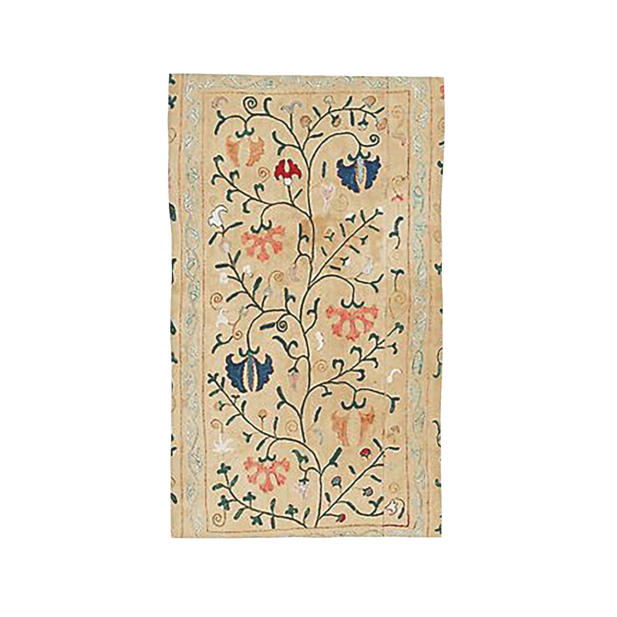

Uzbekistan Suzani Nim Embroidery Soft Face Towel Quick Dry Pool Bath Cotton Towels Absorbent Quick W40*H60(CM)