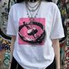 Pink Bear Trap Graphic T-Shirt, Guro Kawaii Y2K Tee, Weirdcore Scene Emo Unisex Shirt