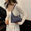 Retro armpit bag women's summer new fashion leopard print large-capacity shoulder bag commuter women's bag