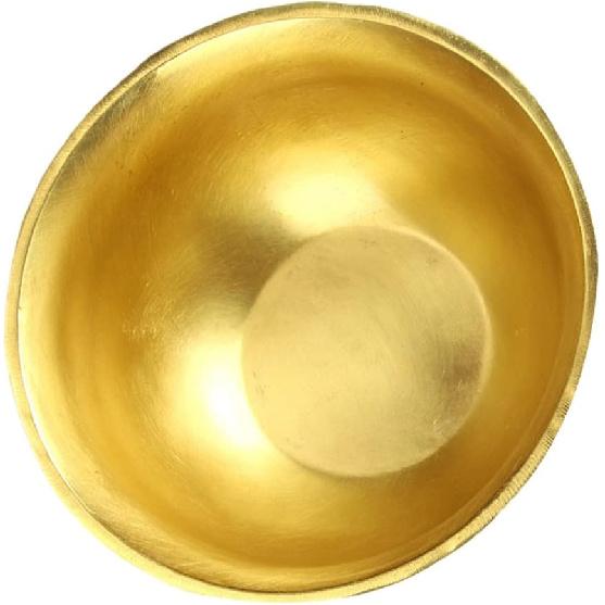 DOITOOL Treasure Basin Feng Shui Decor Brass Treasure Bowl, Wealth Porsperity Figurine Money Bowl Ornament Good Luck Table Centerpieces Home Office