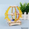 STEM Learning Wood Earthquakes Alarm Seismograph Model Assembly Set For Kids Educational Science Experiment Projects