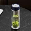 WANXIANG Premium Double-Walled Glass Tea Infuser Cup