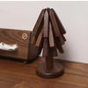 Black Walnut Solid Wood Insulation Mat Table Decoration Anti-hot Insulation Mat Creative Small Tree Insulation Mat