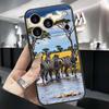 Cartoon Anime Animals Phone Case For Apple iPhone 17 16 16E 15 14 13 12 11 Pro Max Plus Black Soft Silicone