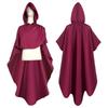 Mantello con Cappuccio da Cavaliere Medievale Europeo - Costume Cosplay di Halloween