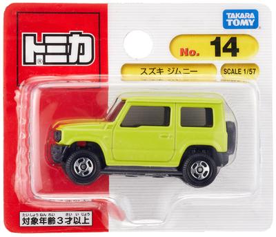 TAKARA TOMY Tomica 14 Suzuki Jimny Miniature Car Toy for Ages 3 and Up No. (Blister Packaging)