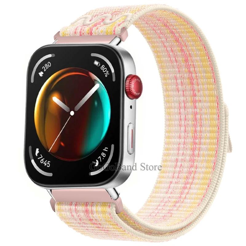 Nylon Loop Strap For Huawei Watch Fit 3 Smartwatch Sport Bracelet Soft Band For Huawei Watch Fit 3 Corrra Watchband Accessories