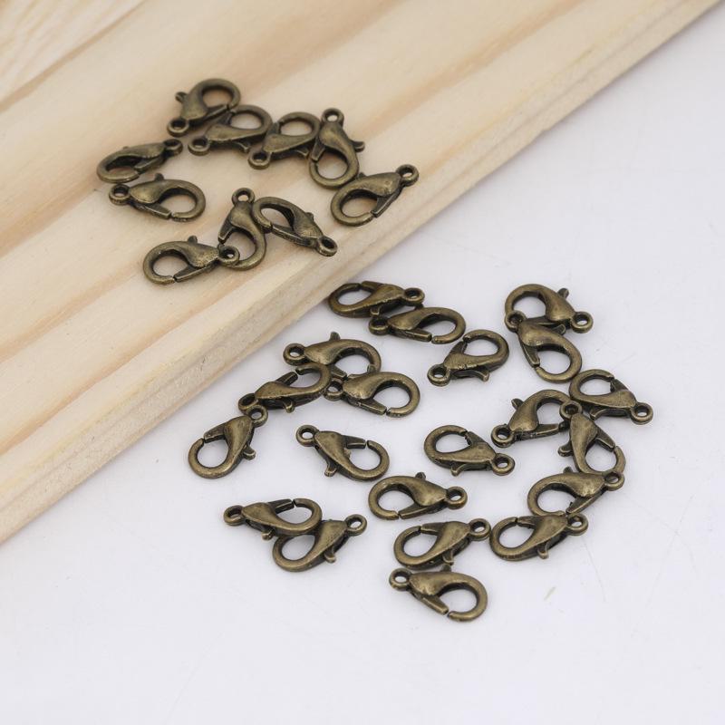 

Застежка-карабин из сплава для самодельных ожерелий, браслетов, брелоков и аксессуаров для багажа 10mm