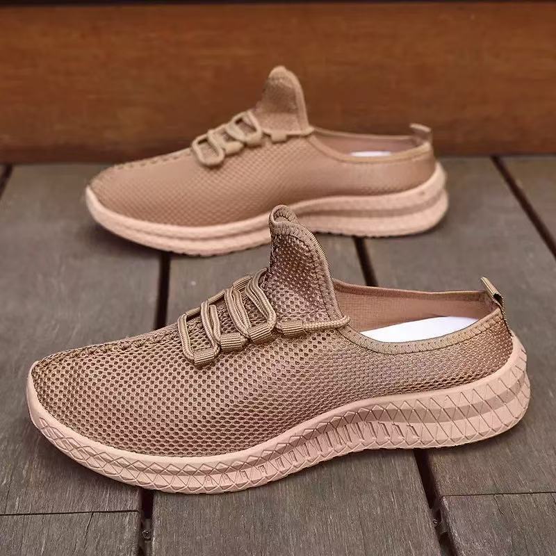 

Мужские повседневные летние кроссовки, нескользящая обувь для ходьбы для мужчин, дышащие вязаные кроссовки для бега, легкие удобные кроссовки на шнуровке для тренировок, теннисные туфли 45