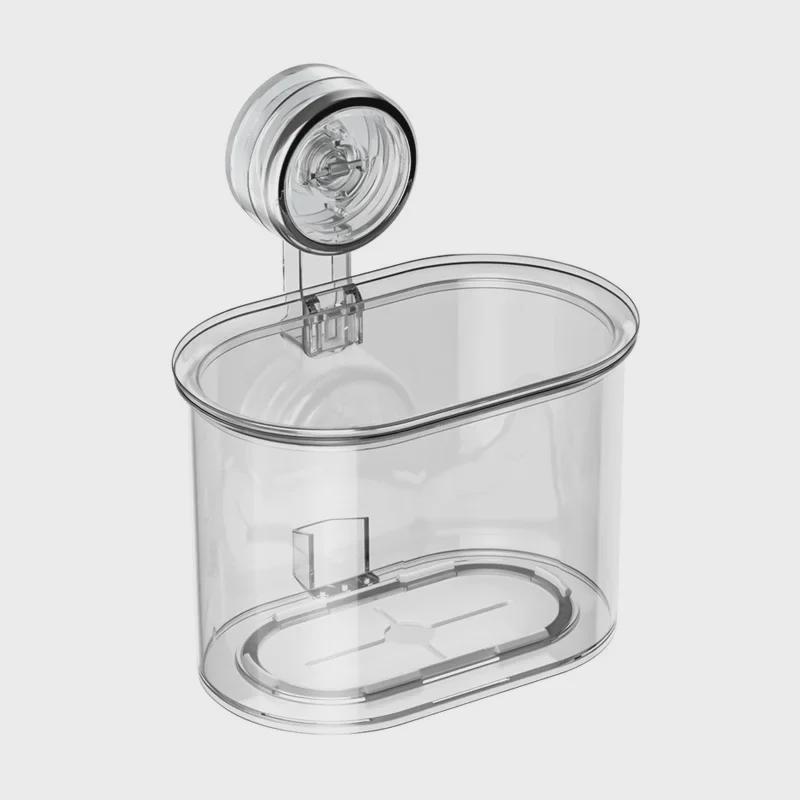 Wandmontierter Plastiktüten-Organizer mit Saugnapf