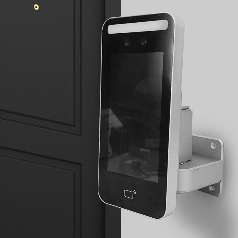 

Face Recognition Access Control System Wall-Mounted Bracket Universal Multi Directional Adjustment Aluminum Alloy Base срібний