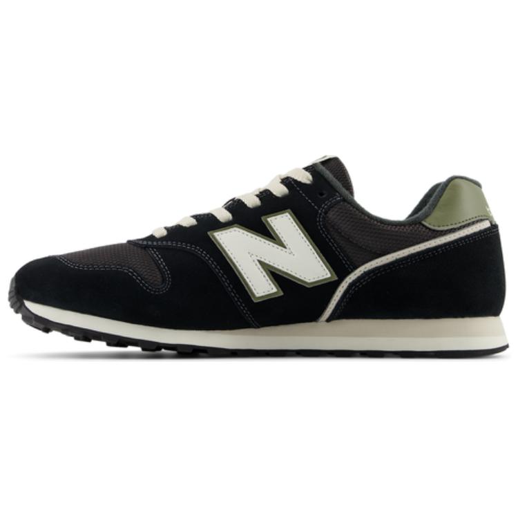 

New Balance 373V2 Black Dark Olivine Sea Salt Unisex Lifestyle Sneakers ML373OM2 EU 37