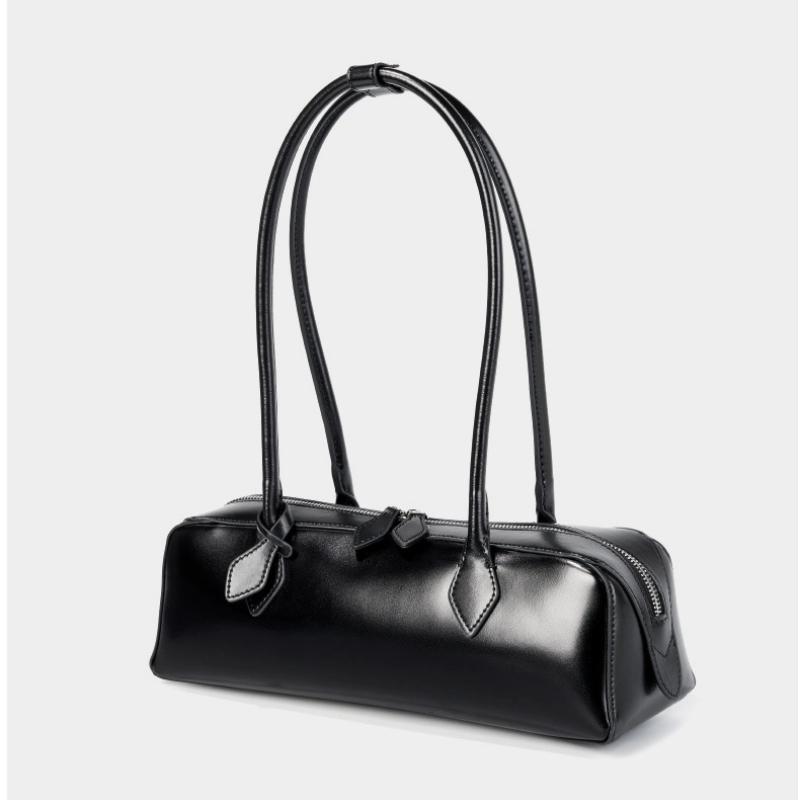 Torebki z prawdziwej skóry dla kobiet Luksusowa torba tote Vintage torba pod ramię Długi górny uchwyt Torba na ramię Damska torba pod ramię