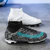 Fußballschuhe 31-48 Unisex Fußballschuhe Hohe Qualität Große Größe Leder Hochelastische Sockenöffnung Kunstrasen Stollen Fußball Trainingsschuhe