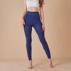 Womens Thick Warm Fleece Lined Leggings With Footed Design High Elasticity Plus Size 100-220lbs Solid Color Full-Length Tight