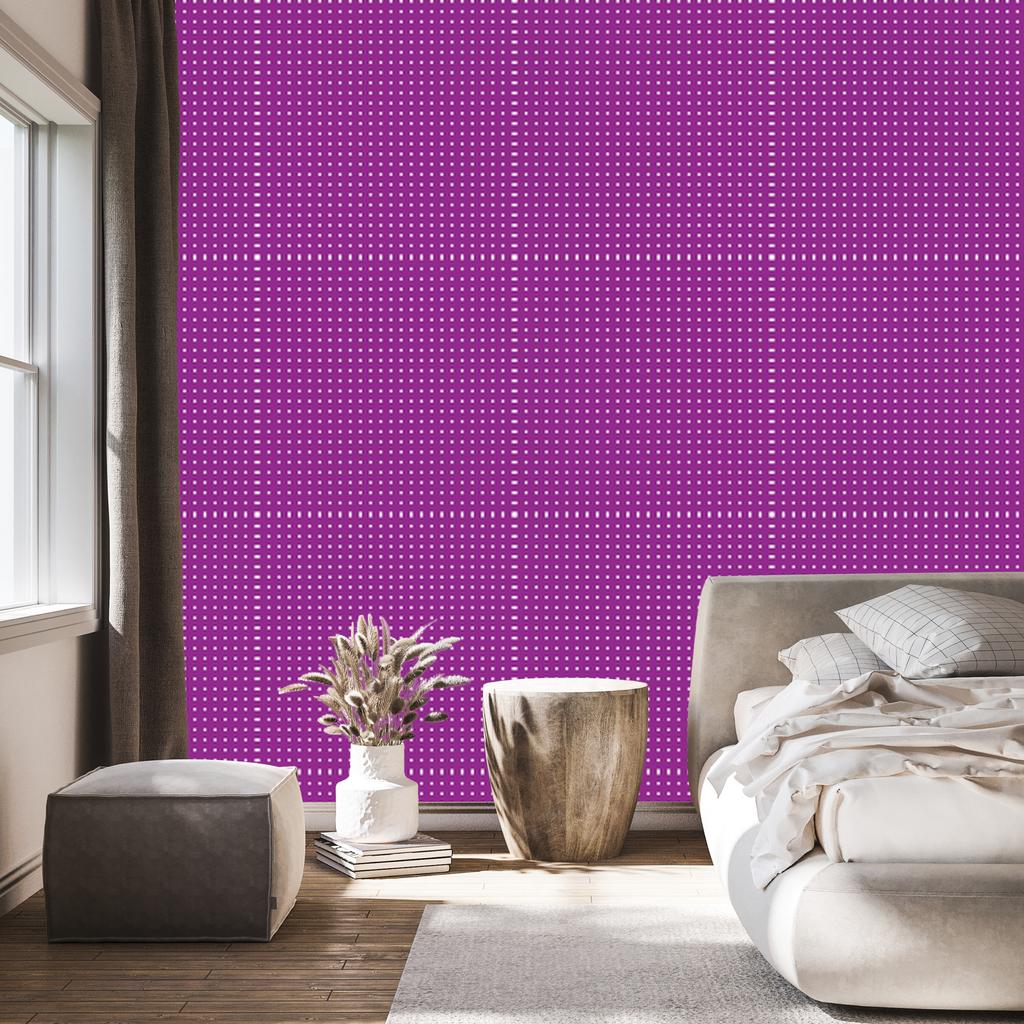 Violet Dots Wallpaper, Violet Background for Living Room and Bedroom 50x1000