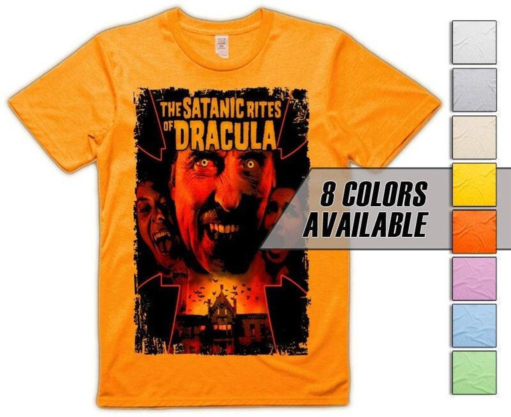 The Satanic Rites of Dracula V1 Men's T-Shirt all sizes S-5XL 8 Colors available