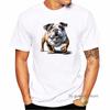 British Bulldog Dog Animal Printed T Shirt Men Clothes 2024 Summer Fashion Short Sleeve TShirt Homme Harajuku Shirt