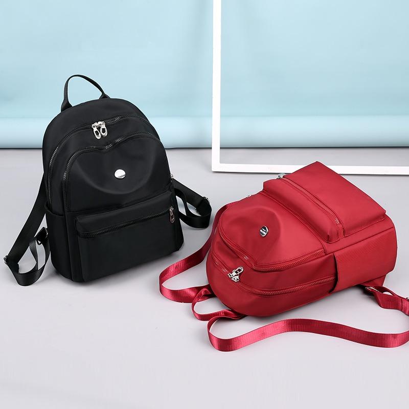 Backpack women's new fashion nylon commuting simple leisure large capacity travel backpack computer bag