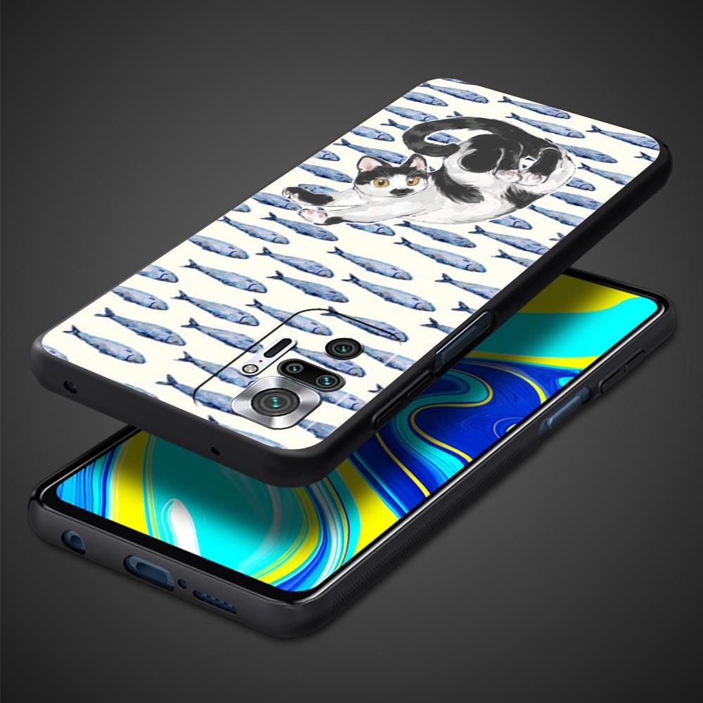 Phone Case For Xiaomi Redmi Note 14 13 12 Pro Plus 5G 9S 9 10 11 4G 14C 13C 12C 10C 9C 9A Soft Cover Sardines Aquatic Product