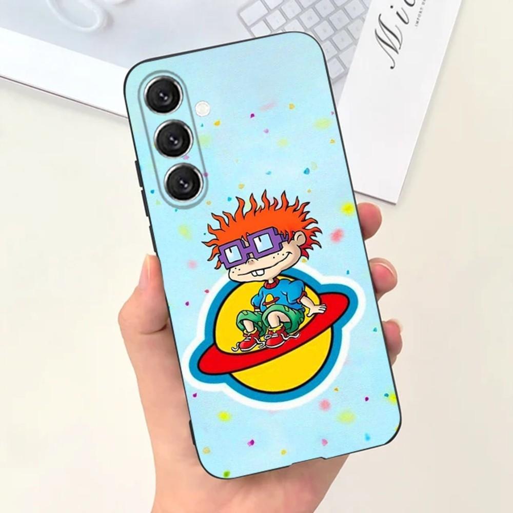 Rugrat Chuckie Angelica  Phone Case For Samsung S25,S24,S21,S22,S23,S30,Ultra,S20,Plus,Fe,Lite,Note,10,9,5G Black Cover