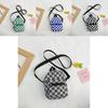Adorable Children's Sling Bag In Fashionable Plaid Design Perfect For Toddlers