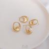 14K Gold Filled Sterling Silver Pearl Bead Stud Earrings - DIY Jewelry Making Kit.