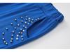 Autumn Women's Off-Shoulder Beaded Sportswear Two-Piece Set