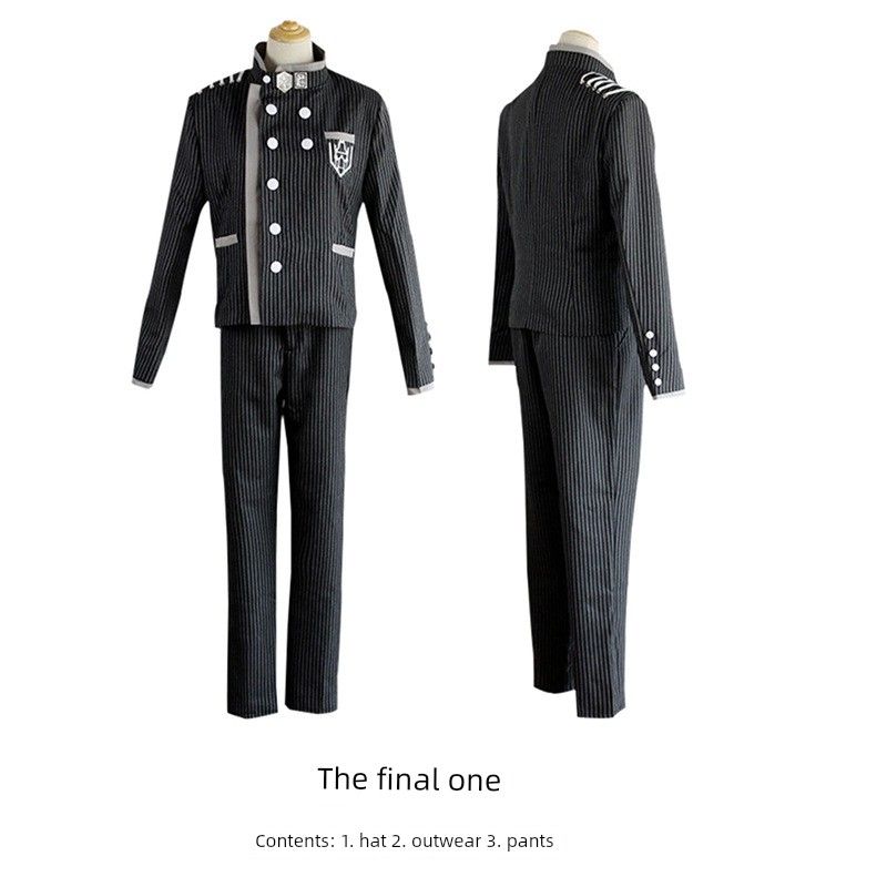 Danganronpa V3 Chazoku Rotor Cosplay Costume Harukawa Maji Ouma Kokichi Cosplay Costume Full Character Outfits