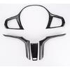 Carbon Fiber Steering Wheel For BMW X3 X4 X3M X4M iX3 2020-2023 Button Frame 4pc