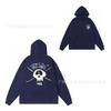 Mens Oversized Hooded Sweatshirt With Letter Print Streetwear Style Cotton Pullover Winter