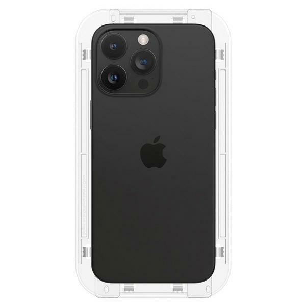 Tempered Glass for iPhone 15 Pro Max Spigen EZ FIT Black