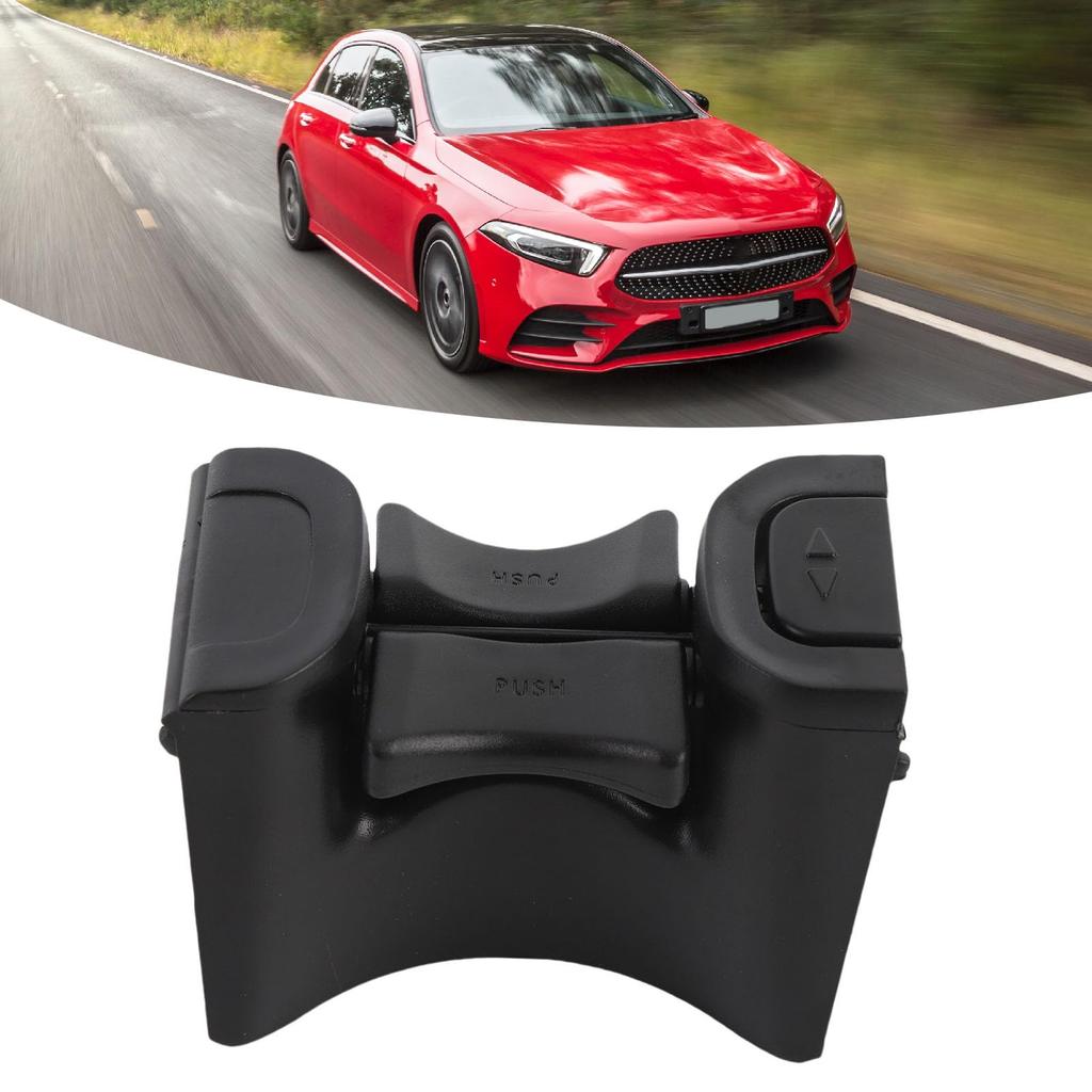 Akozon Cup Holder Insert Divider Impact Proof Stylish Look Center Console Beverage Replacement for W177 W247 B-Class 2018-2023