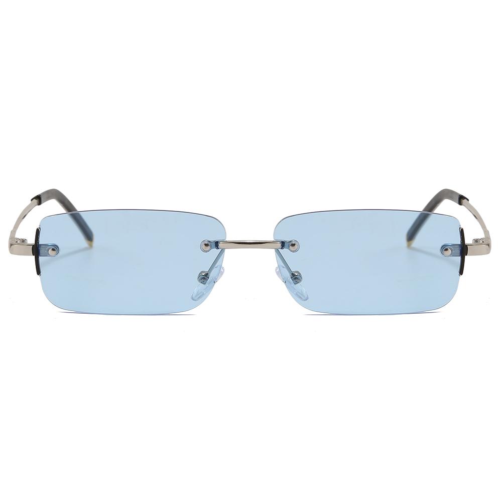 Superhot Eyewear 27369 Fashion 2026 Vintage Y2K Rimless Rectangle Sunglasses for Men and Women