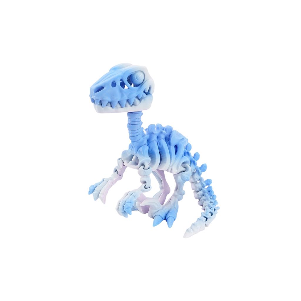 3D Printed Dragon Velociraptor Skeleton Ornament, Realistic Dragon, Fun And Trendy Printed Toy Dragon