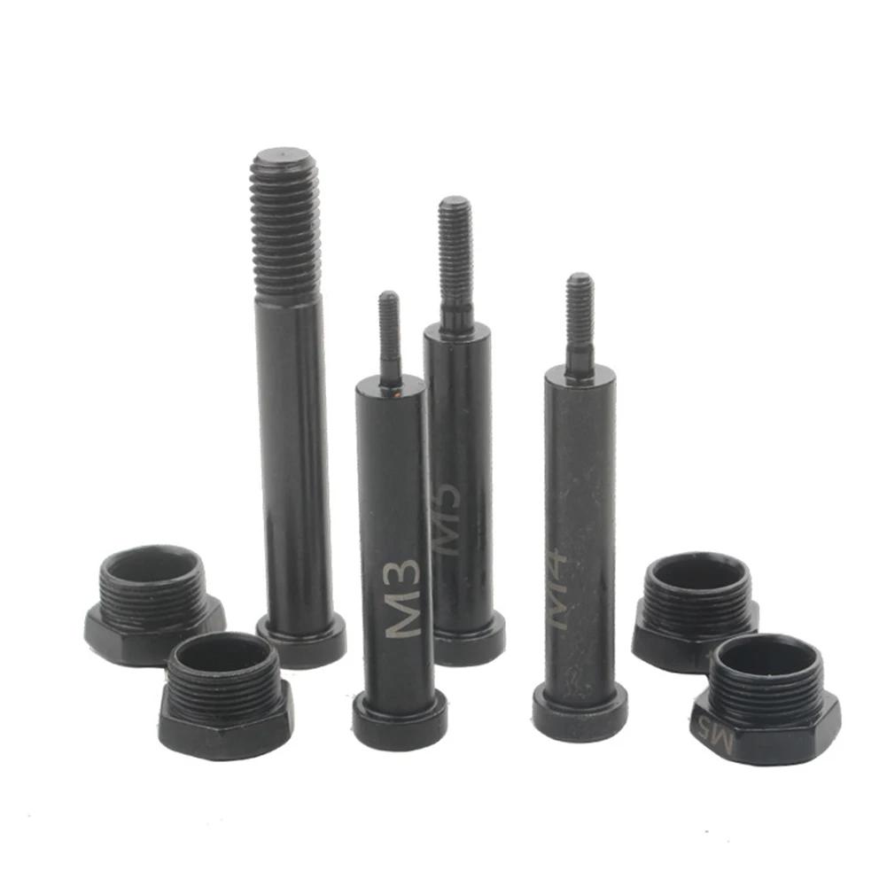 Heavy Duty Electric Pneumatic Riveter Tool Set with Multiple Rivet Conversion Heads for Various Fastening Tasks