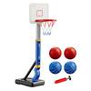 Set Giocattolo Canestro da Pallacanestro per Piscina con 4 Palloni Gonfiatore Altezza Regolabile Pallacanestro per Nuoto Interno Esterno Giardino Gioco di Tiro a Canestro Kit per Bambini e Bambine