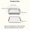 Foldable Dish Rack, Cutlery Storage Rack, Foldable Dish Rack, Drain Above Sink, Fruit and Vegetable Cleaning Sink Drain Basket
