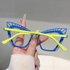 Vintage Anti Blue Light Optical Glasses Oversized Women Luxury Designer Myopia Prescription Eye Glasses Frame Customize