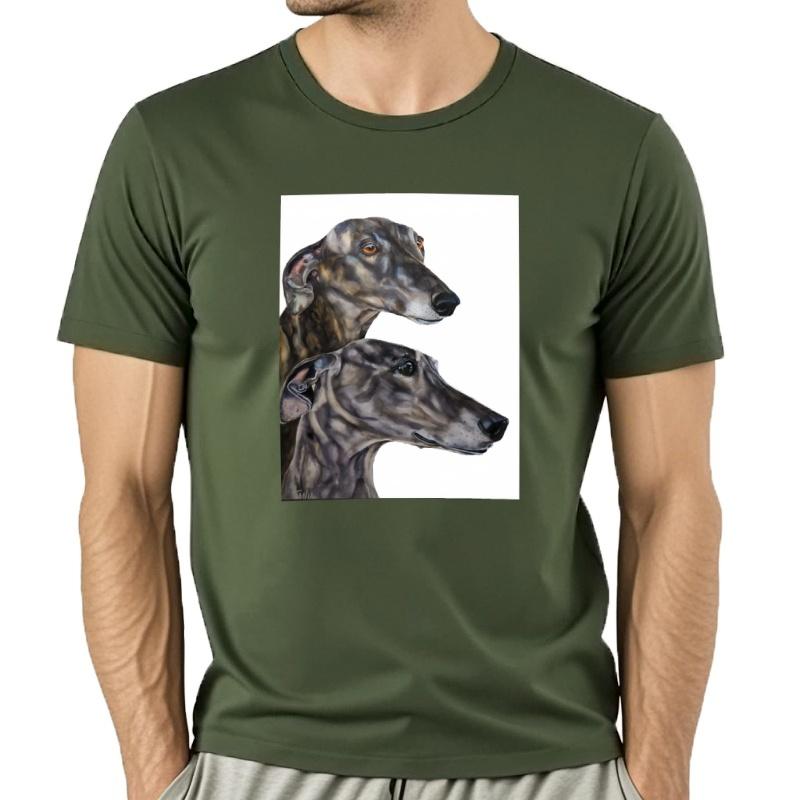 Greyhound T-Shirt For Man Cotton Shirt Funnys Sweat For A Boy