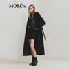 MO&Co. High-Neck Wool-Cashmere Sweater