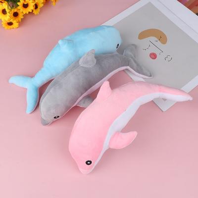 Yeni 30Cm Sevimli Yunus Peluş Oyuncaklar Doldurulmuş Yumuşak Sevimli Hayvan Bebekleri Kanepe Dekoru