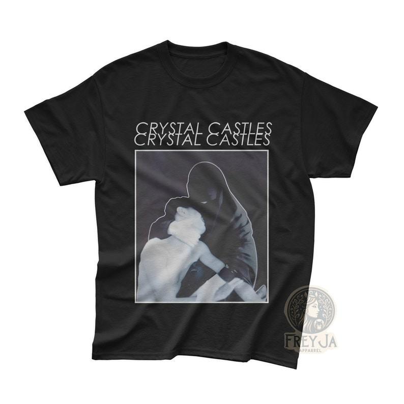 Crystal Castles Exclusive T-Shirt Unisex Music Band Tee Music Apparel Gift  Unisex T-Shirt S
